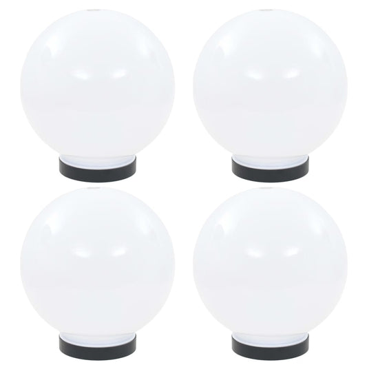 Kulovité LED lampy 4 ks koule 20 cm PMMA