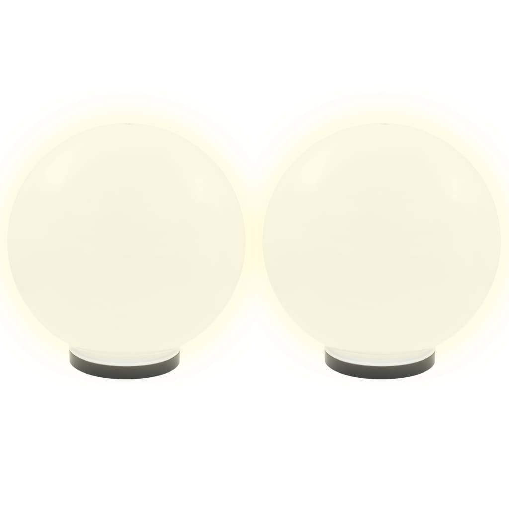 Kulovité LED lampy 4 ks koule 40 cm PMMA