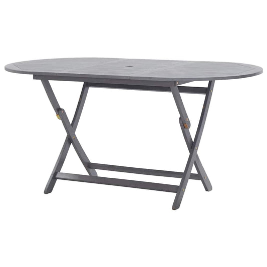 Skládací zahradn ístůl 160 x 85 x 75 cm masivní akáciové dřevo