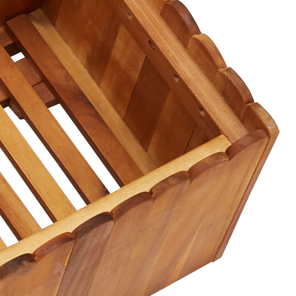 Zahradní vyvýšený záhon 100 x 30 x 25 cm masivní akáciové dřevo