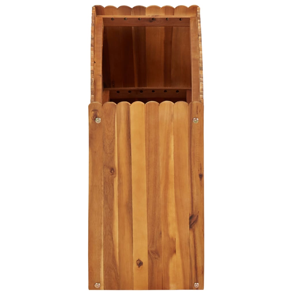 Zahradní vyvýšený záhon 100 x 30 x 50 cm masivní akáciové dřevo