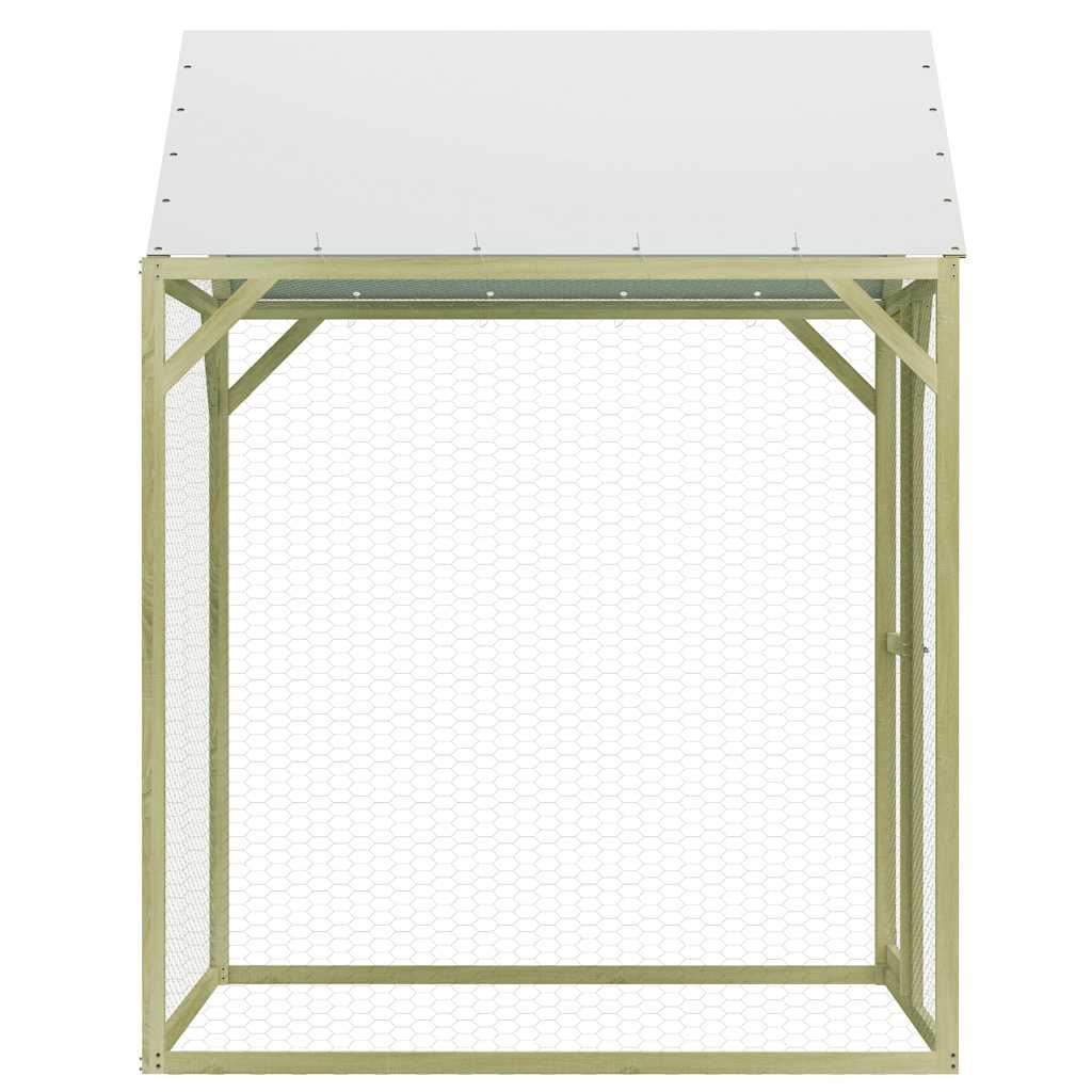 Klec pro kuřata 1,5 x 1,5 x 2 m impregnovaná borovice