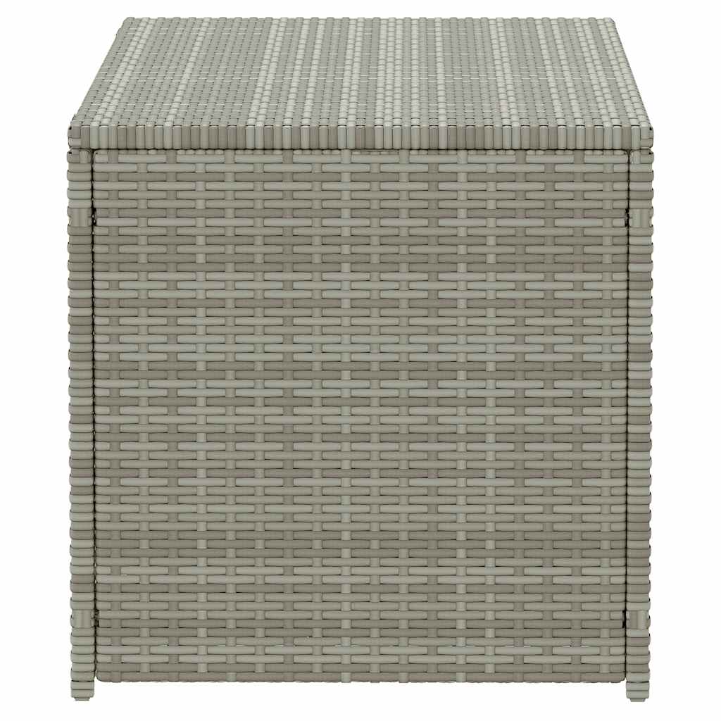 Zahradní úložný box polyratan 100 x 50 x 50 cm šedý