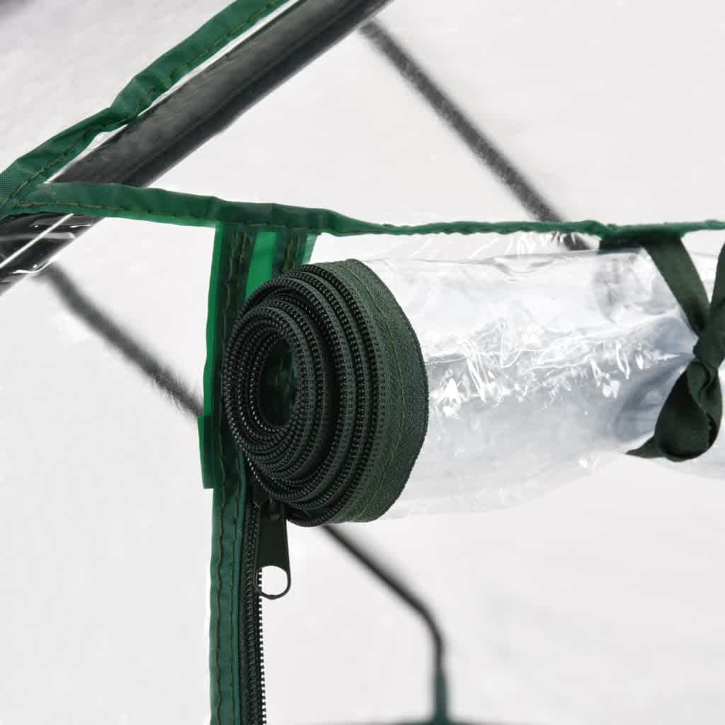 Skleník s 8 policemi 143 x 143 x 195 cm