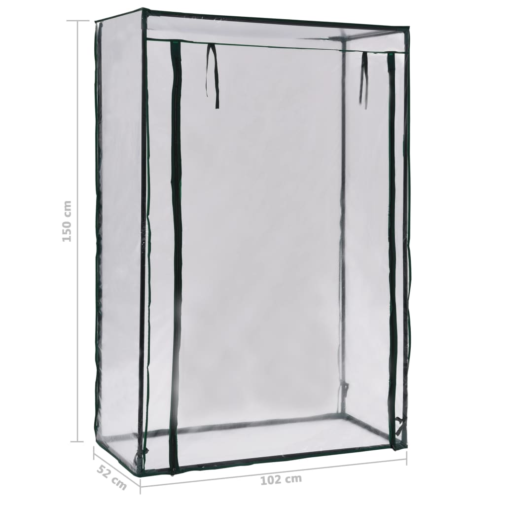 Skleník na rajčata 102 x 52 x 150 cm