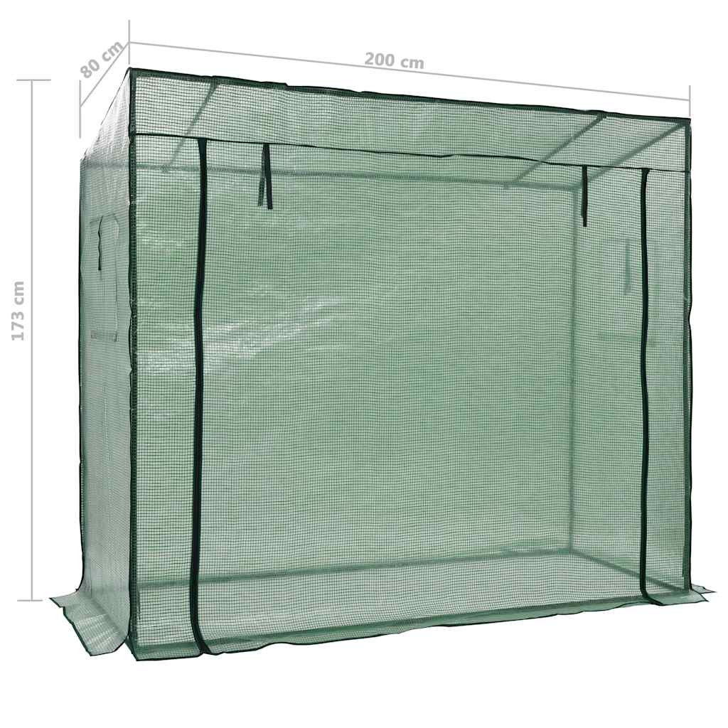 Skleník 200 x 80 x 173 cm