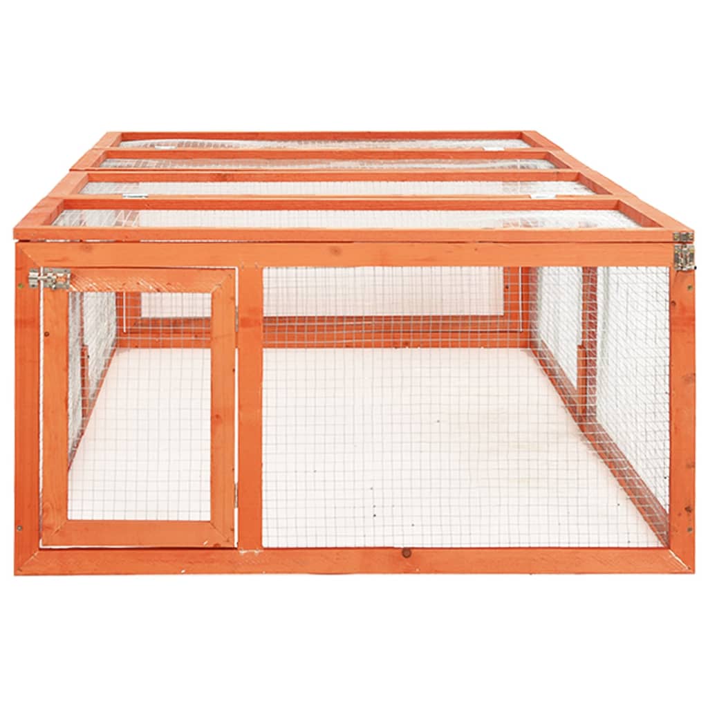 Králíkárna 183 x 90 x 46,5 cm masivní jedlové dřevo