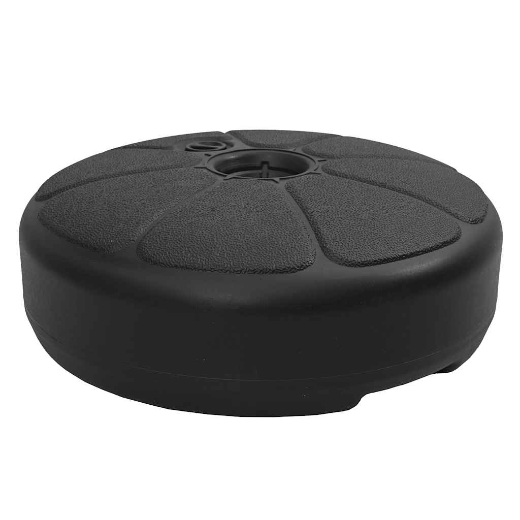 Stojan na slunečník plněný vodou/pískem 15 l černý