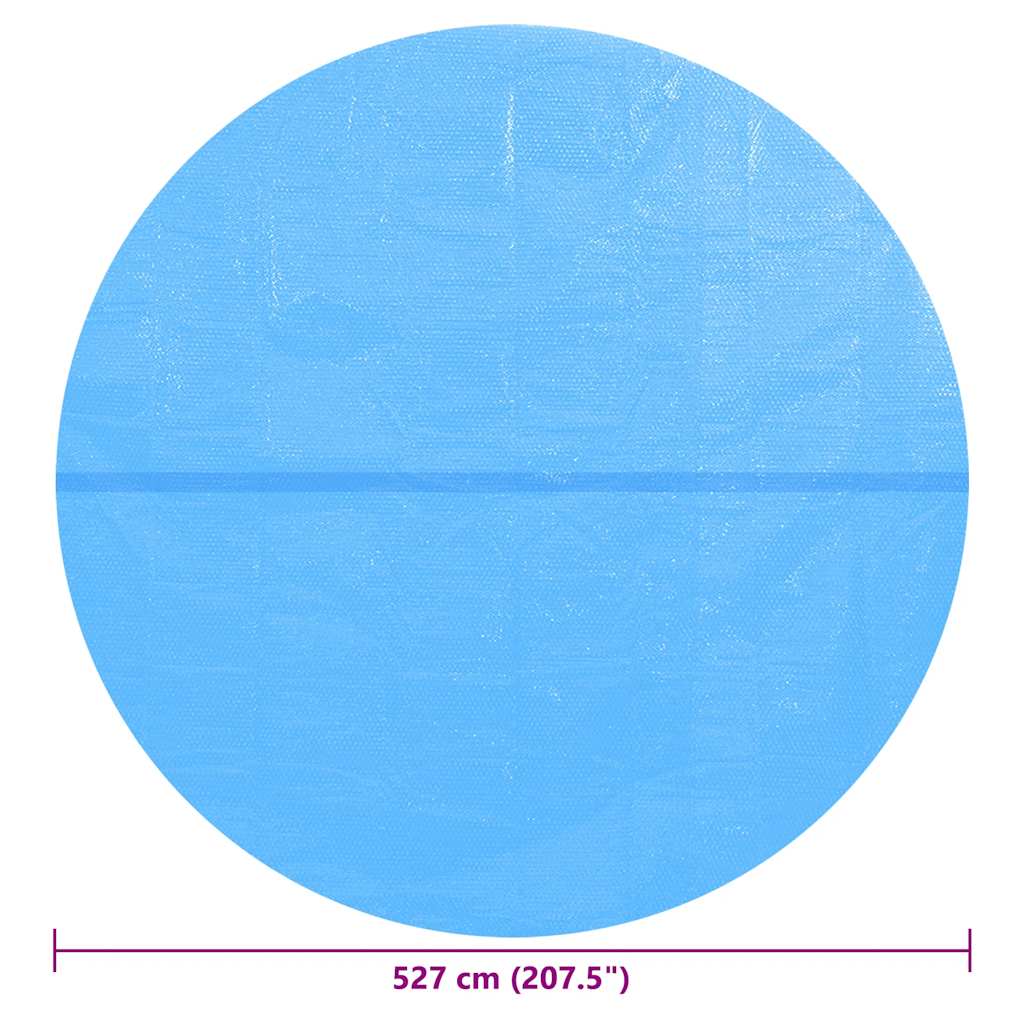 Kryt na bazén modrý 527 cm PE