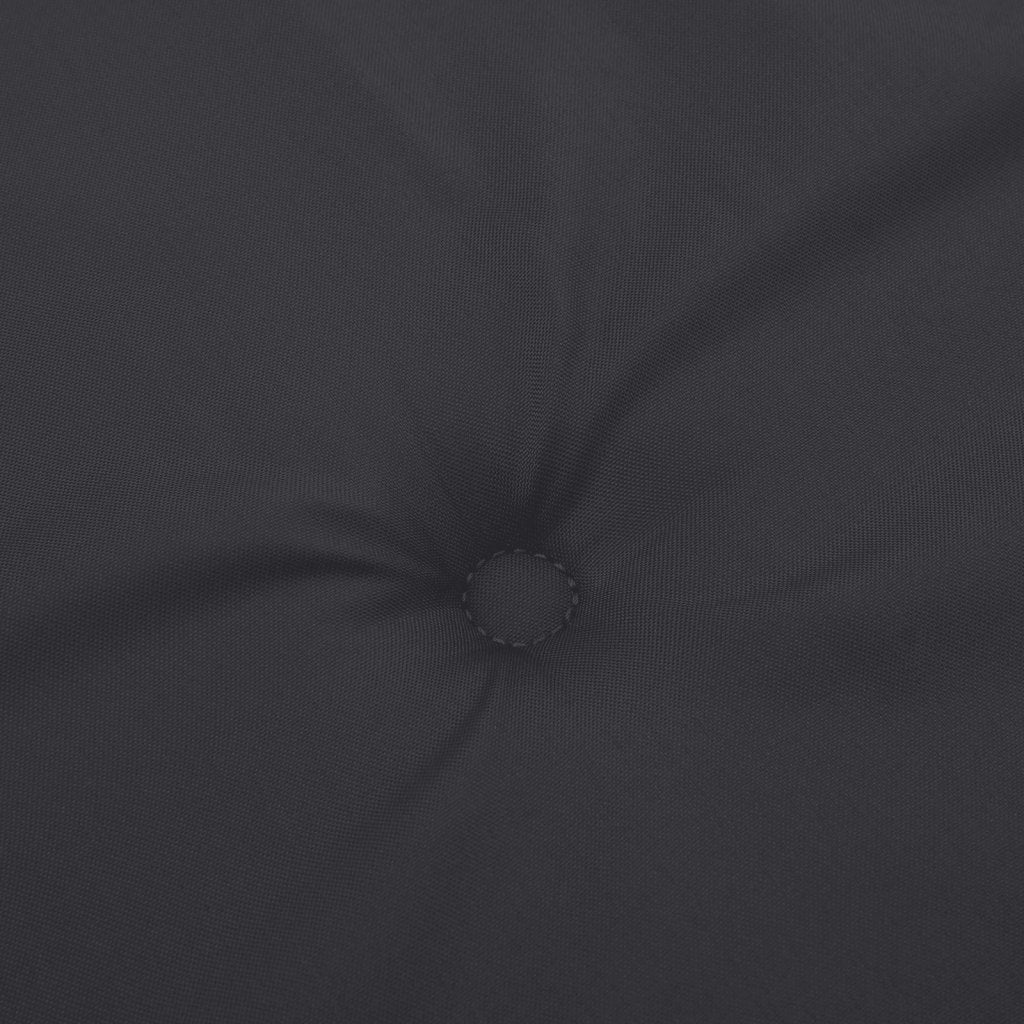 Podušky na židli nízké opěradlo 4 ks černé 100x50x3 cm oxford