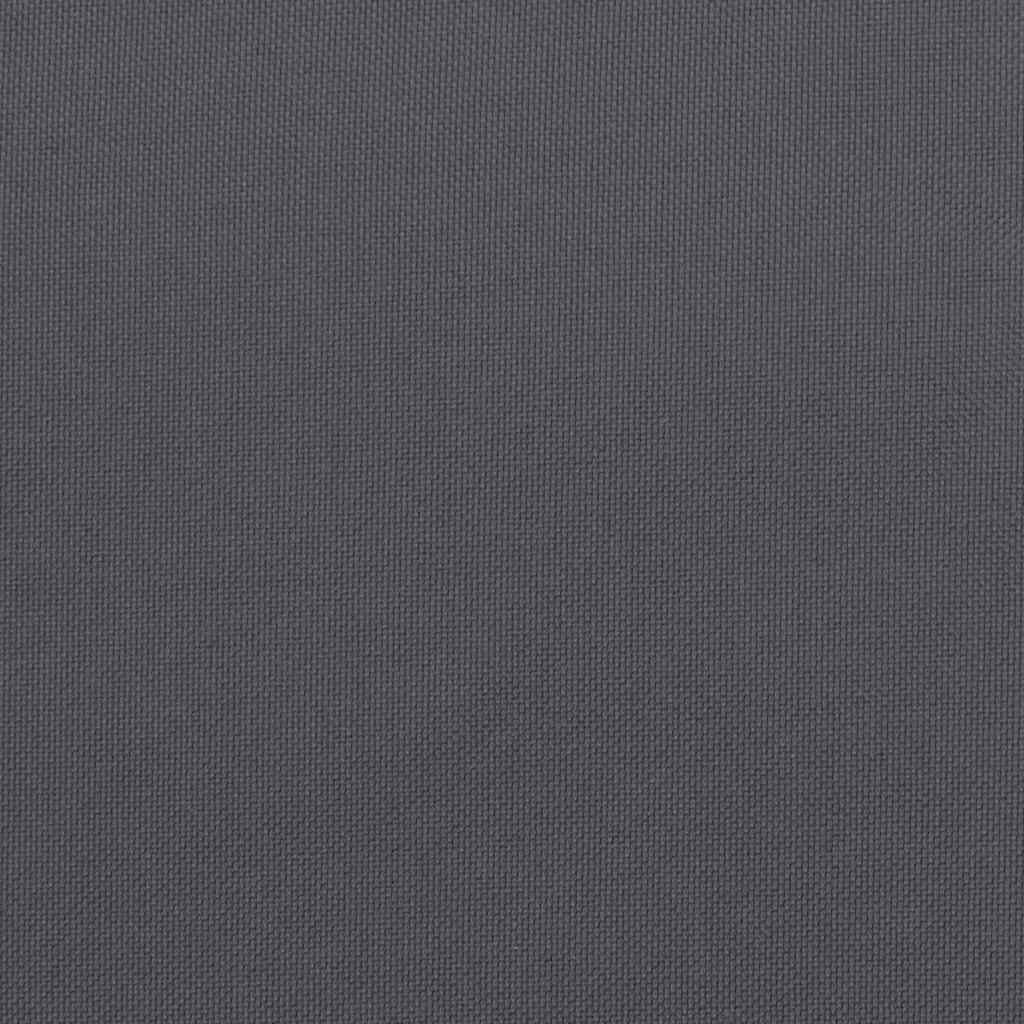 Podušky na zahradní židli 4 ks antracitové 40x40x4 cm oxford
