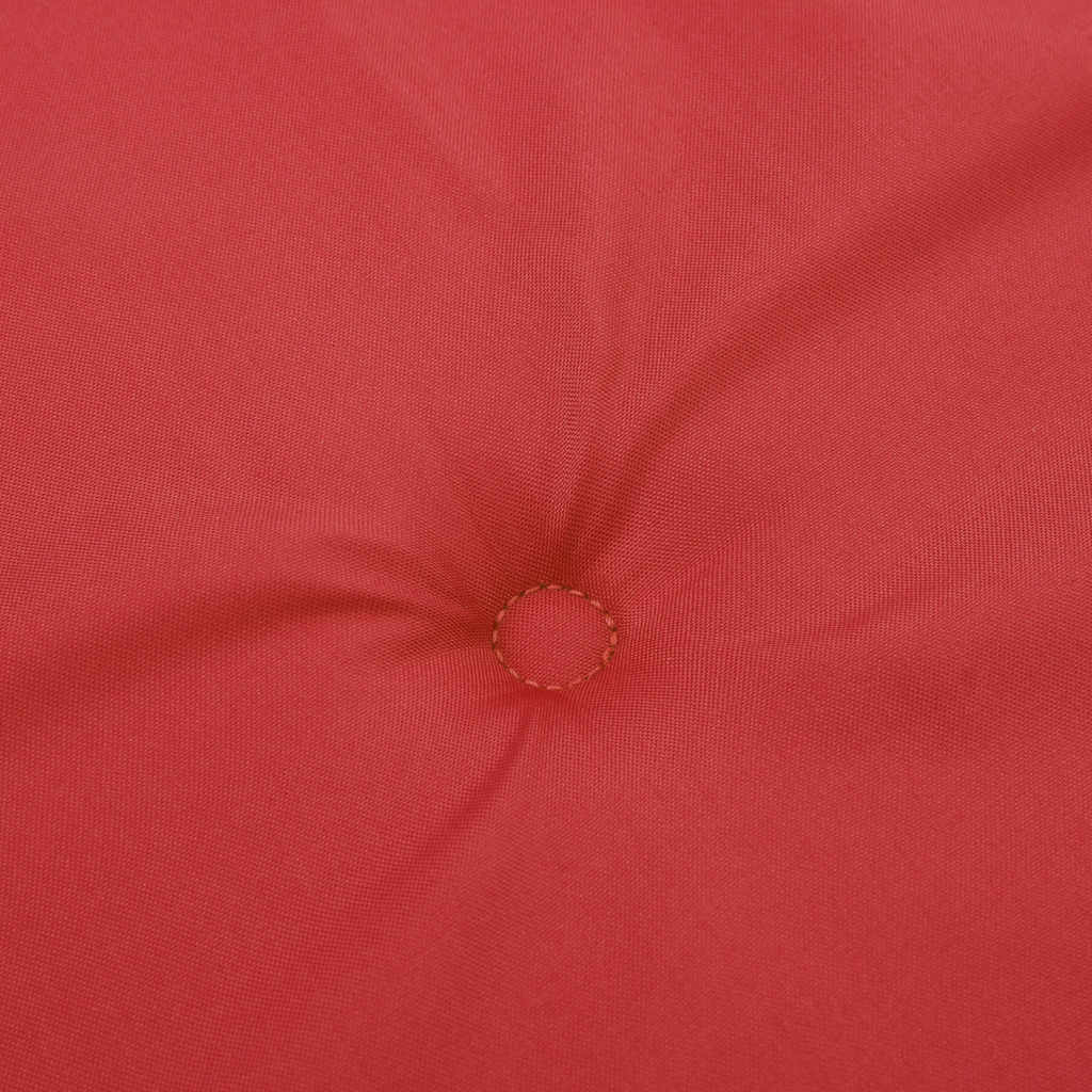 Podušky na zahradní židli 4 ks červené 40x40x4 cm látka oxford
