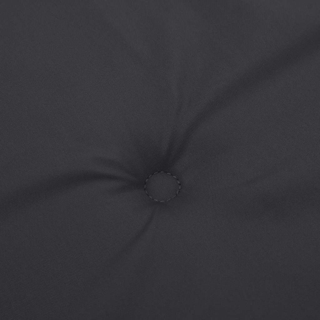 Podušky na zahradní židli 4 ks černé 40x40x4 cm látka oxford