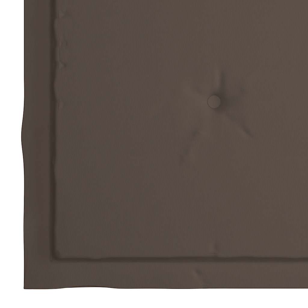 Podušky na zahradní židli 4 ks taupe 40x40x4 cm látka oxford