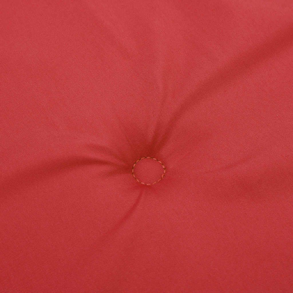 Podušky na zahradní židli 2 ks červené 50x50x4 cm látka oxford