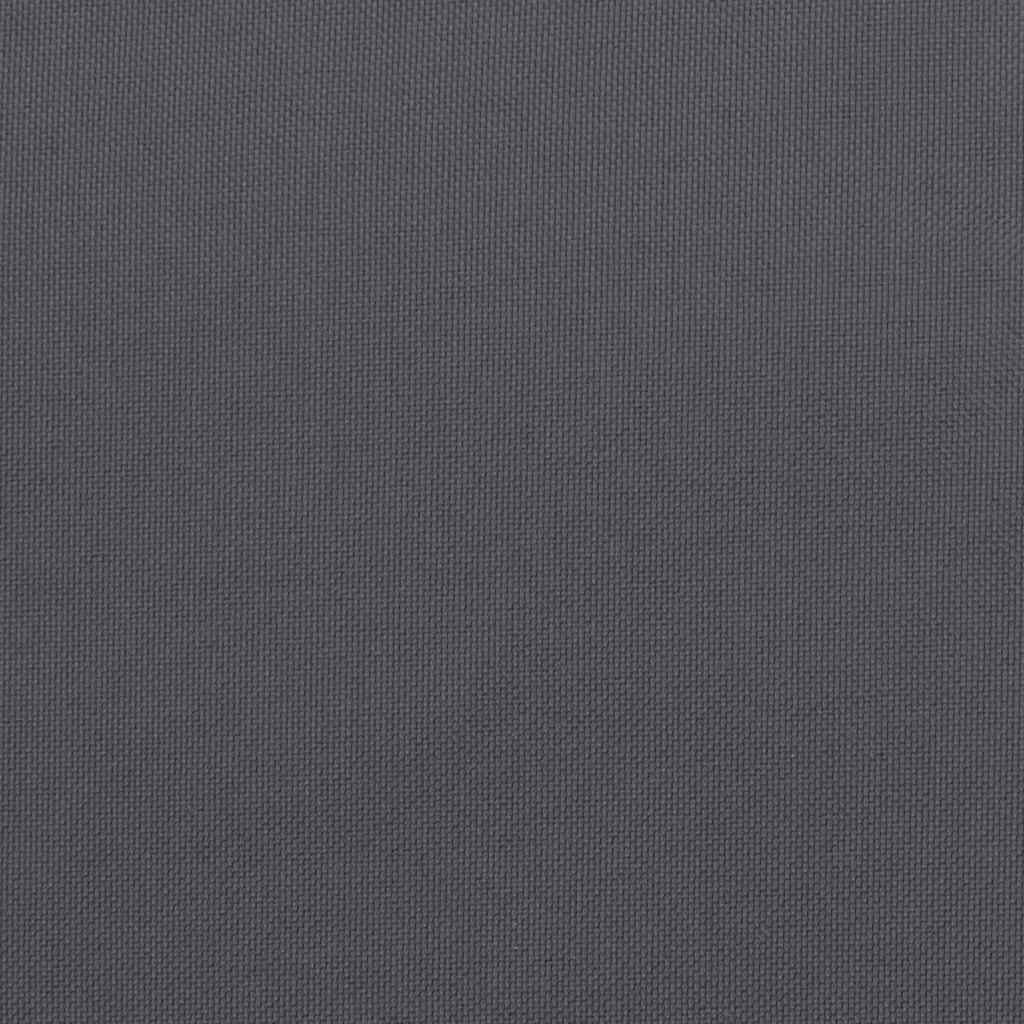 Podušky na zahradní židli 2 ks antracitové 50x50x4 cm oxford