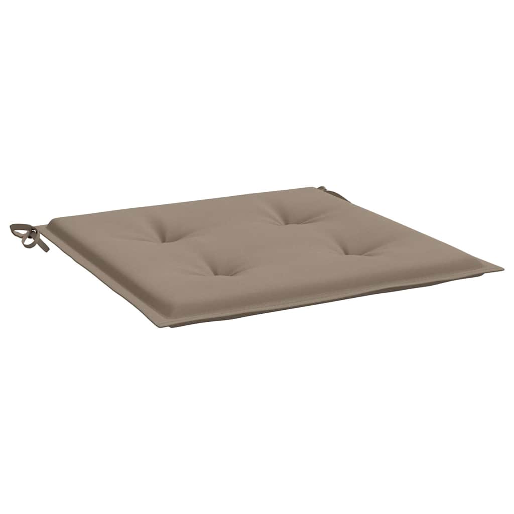 Podušky na zahradní židli 2 ks taupe 50x50x4 cm látka oxford