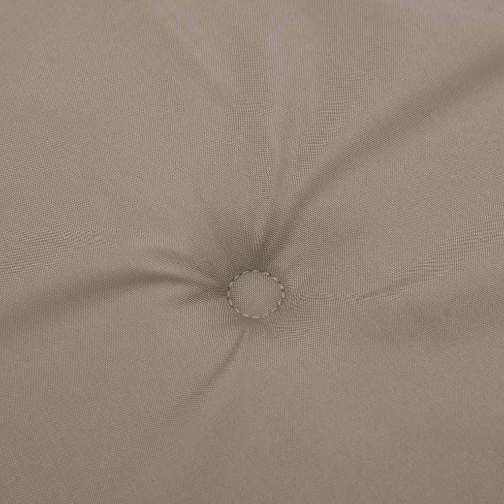 Podušky na zahradní židli 2 ks taupe 50x50x4 cm látka oxford