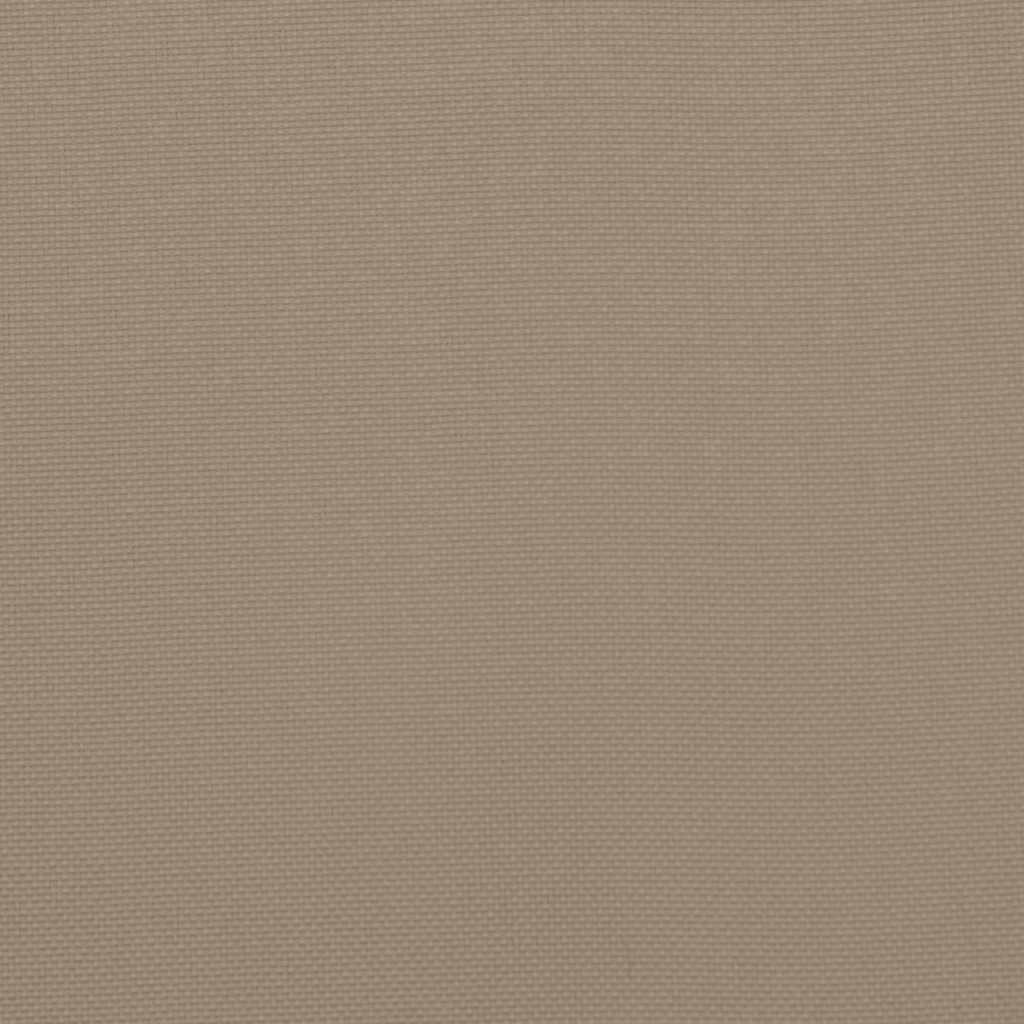 Podušky na zahradní židli 2 ks taupe 50x50x4 cm látka oxford