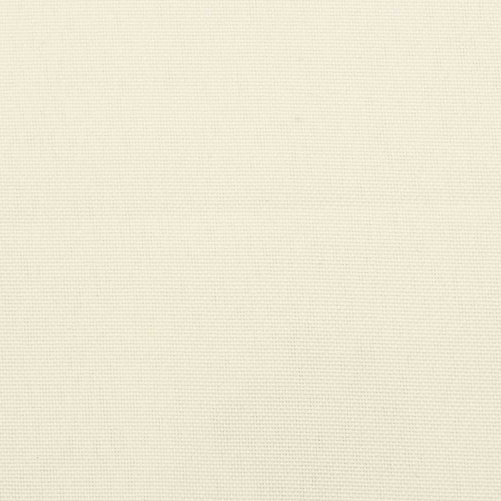 Poduška na zahradní lavici krémová 200x50x4 cm látka oxford
