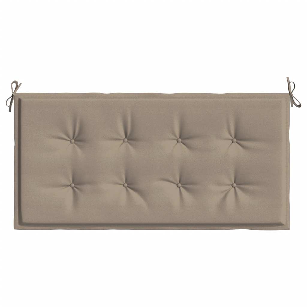 Poduška na zahradní lavici taupe 100x50x4 cm oxfordská látka