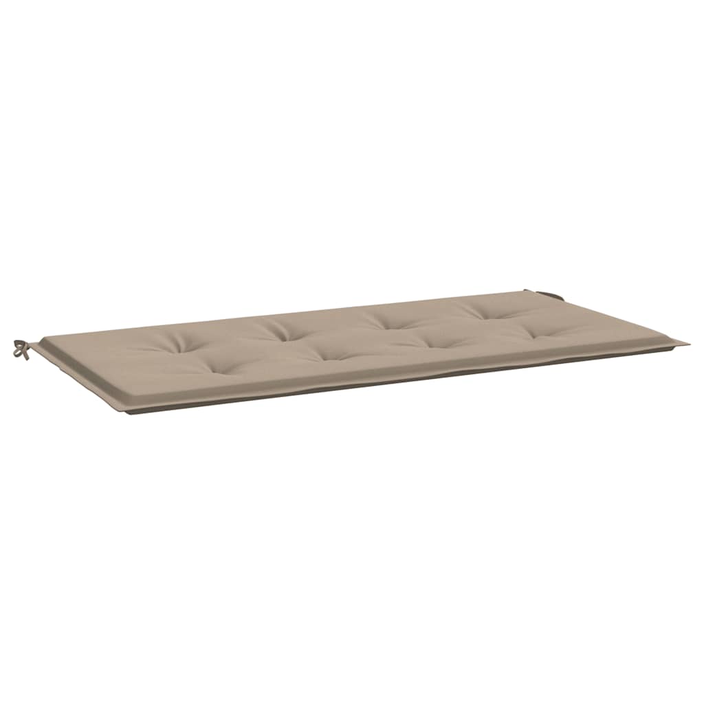 Poduška na zahradní lavici taupe 120x50x4 cm oxfordská látka