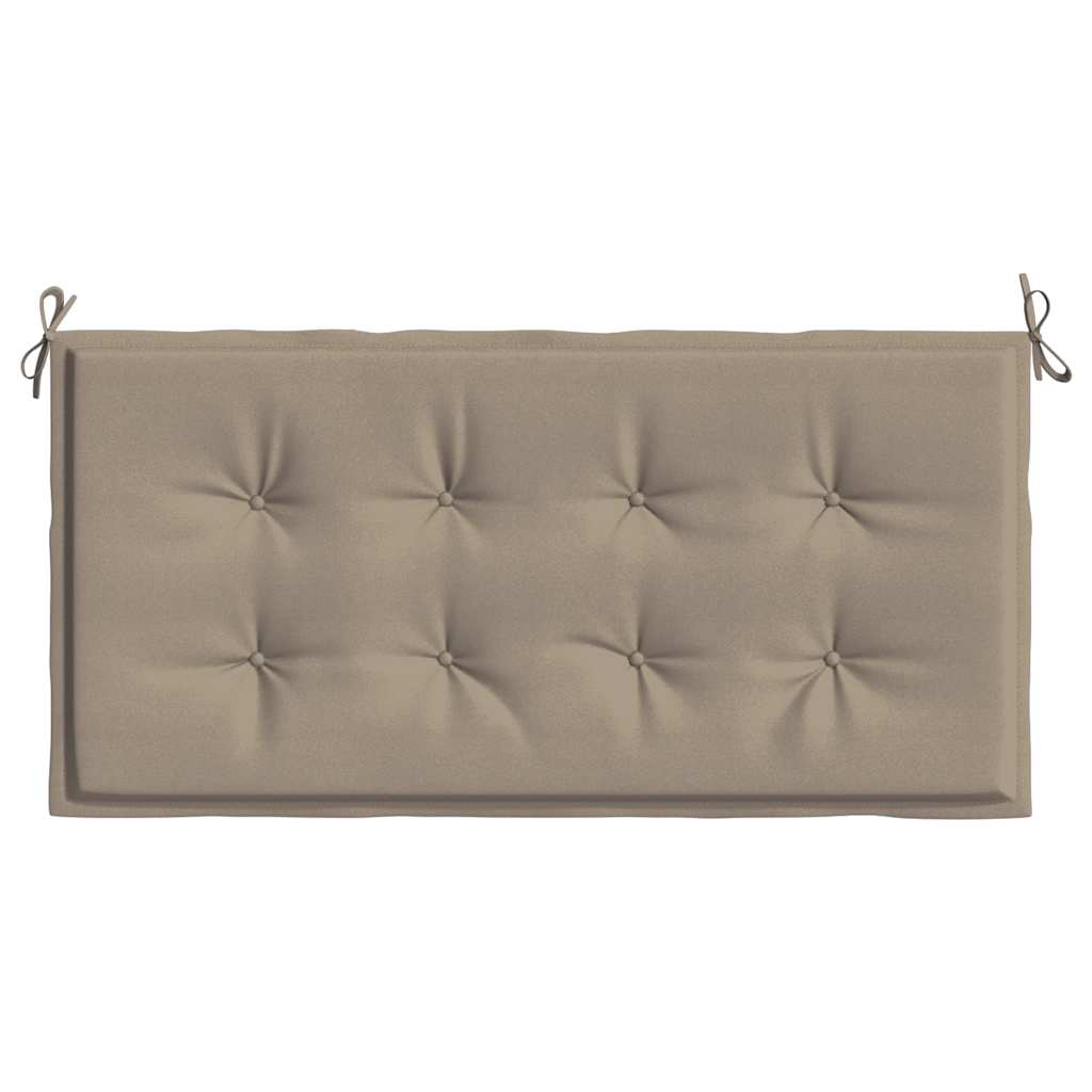 Poduška na zahradní lavici taupe 120x50x4 cm oxfordská látka