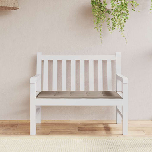 Poduška na zahradní lavici taupe 120x50x4 cm oxfordská látka