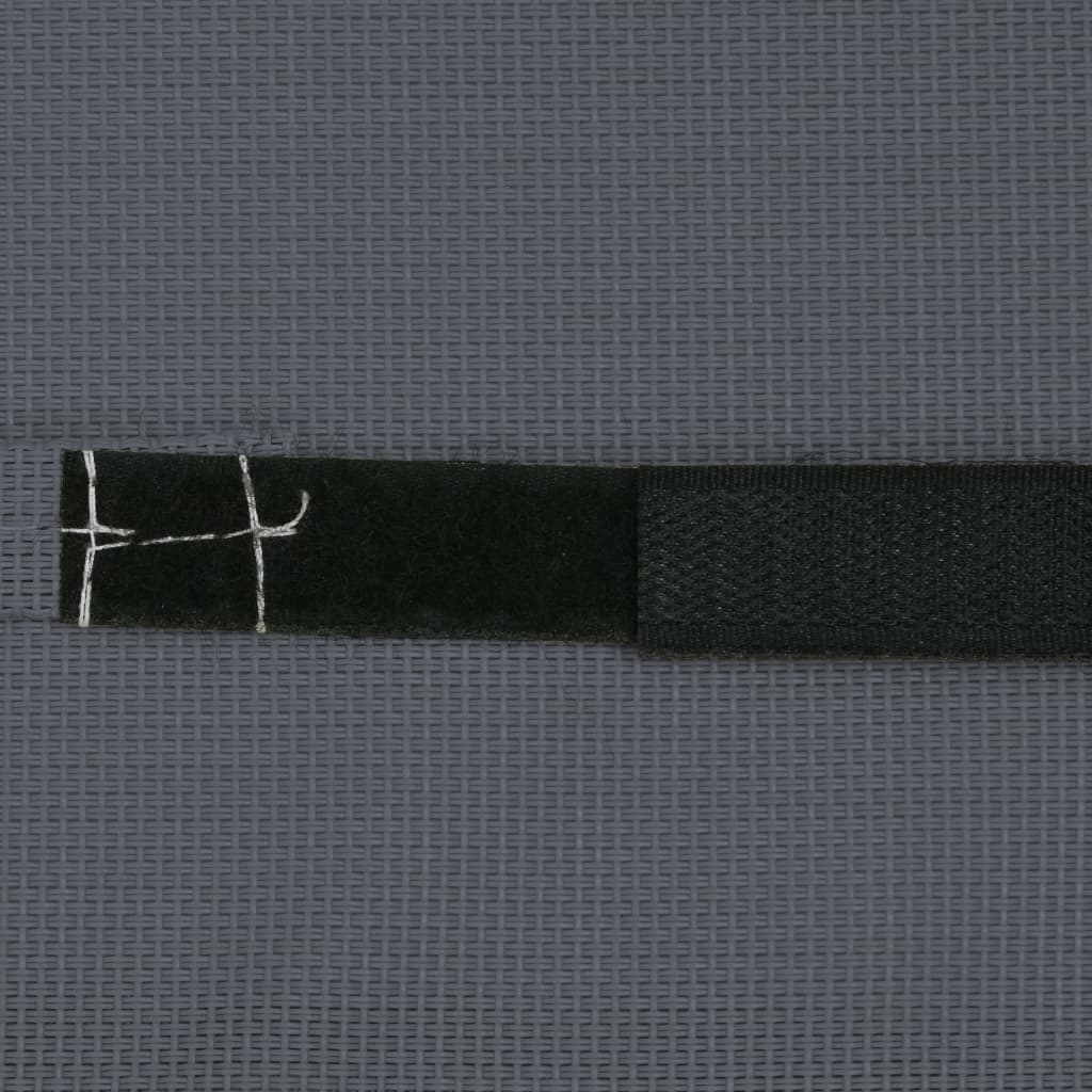 Podhlavník na zahradní křeslo šedý 40 x 7,5 x 15 cm textilen