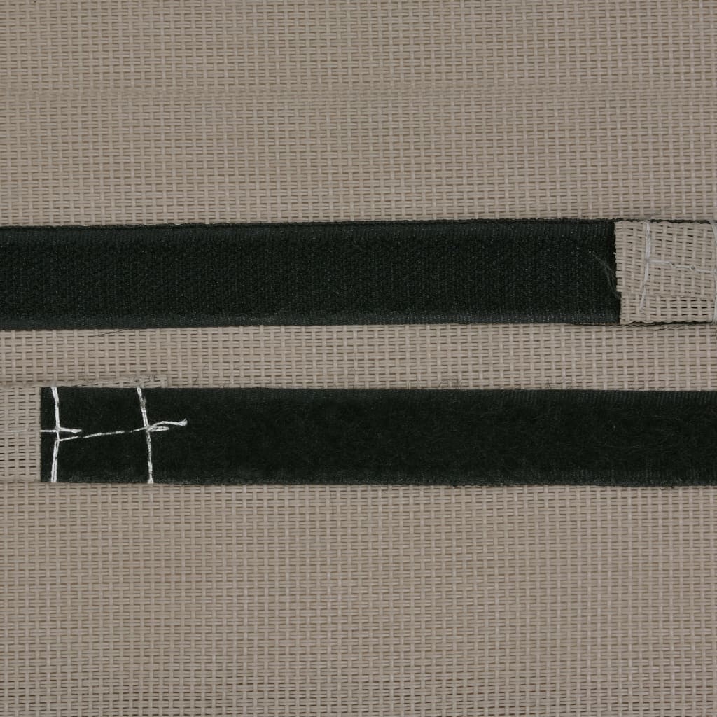 Podhlavník na zahradní křeslo taupe 40 x 7,5 x 15 cm textilen
