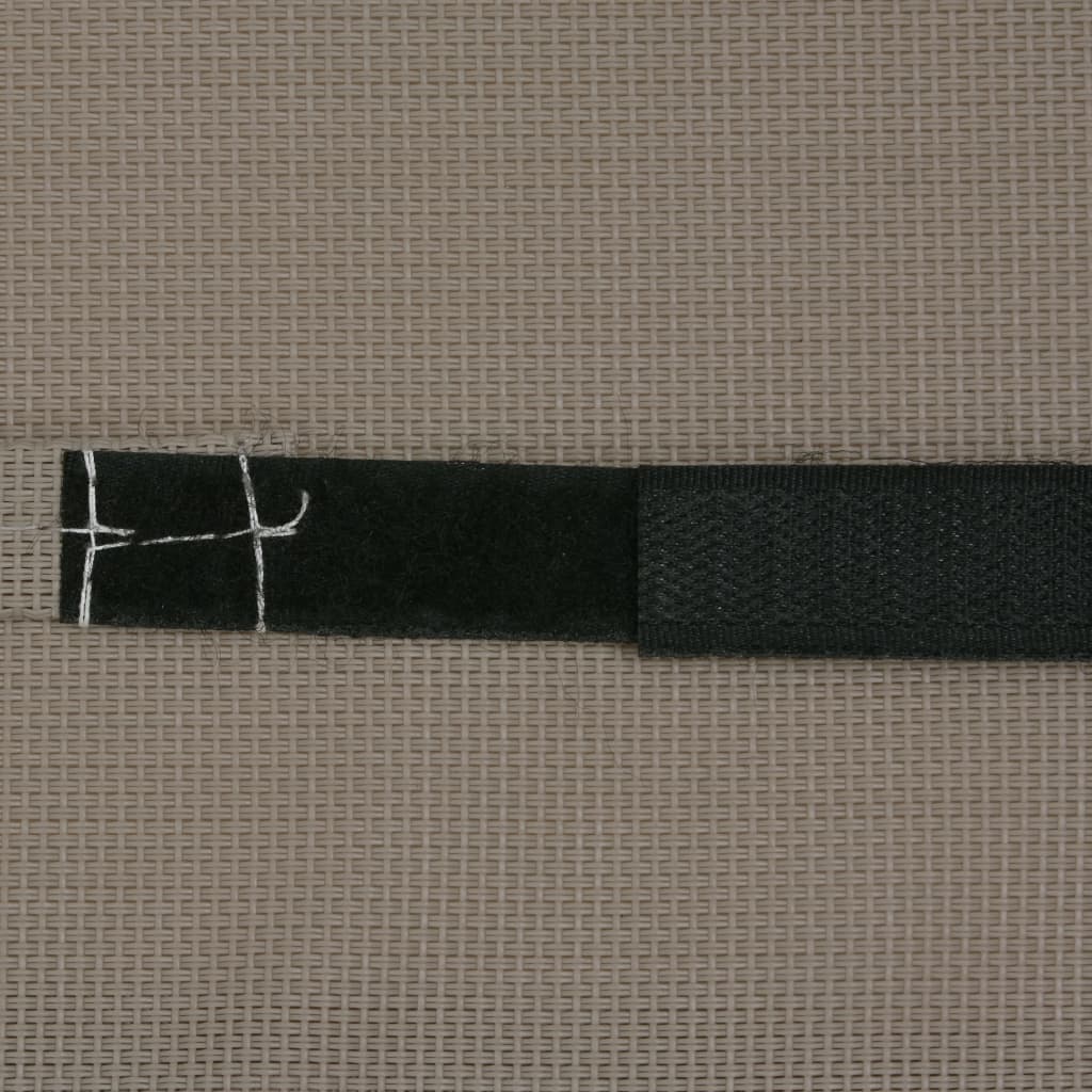 Podhlavník na zahradní křeslo taupe 40 x 7,5 x 15 cm textilen