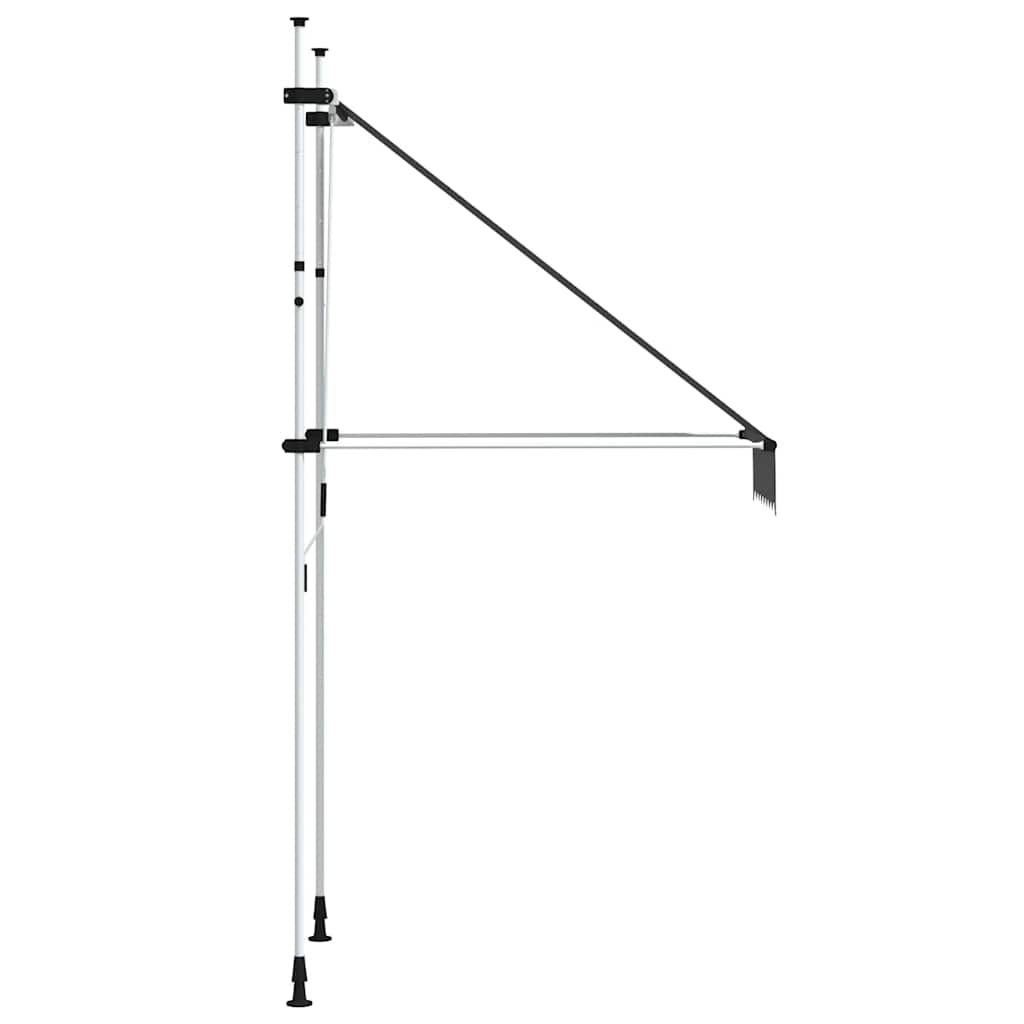 Ručně zatahovací markýza 100 cm antracitová