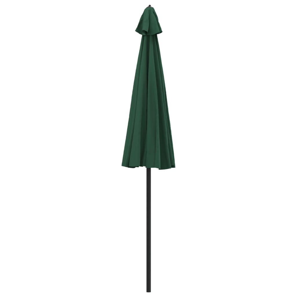 Zahradní slunečník s hliníkovou tyčí 270 cm zelený