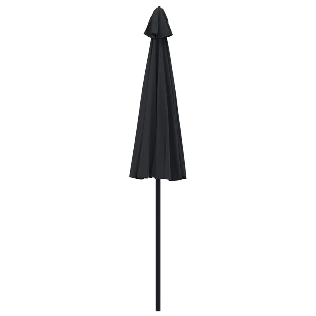 Zahradní slunečník s hliníkovou tyčí 270 cm černý