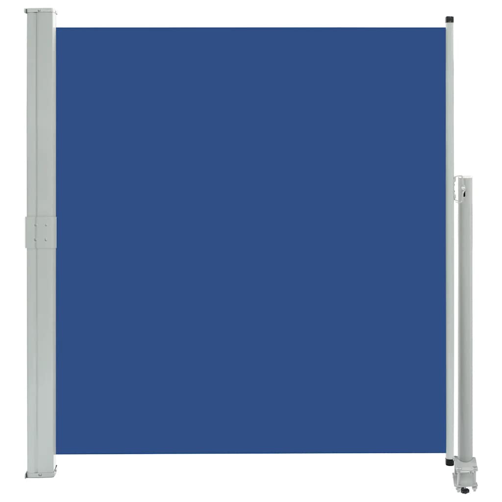 Zatahovací boční markýza / zástěna 140 x 300 cm modrá