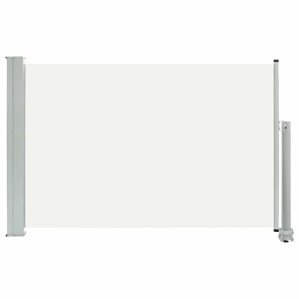 Zatahovací boční markýza / zástěna na terasu 60x300 cm krémová