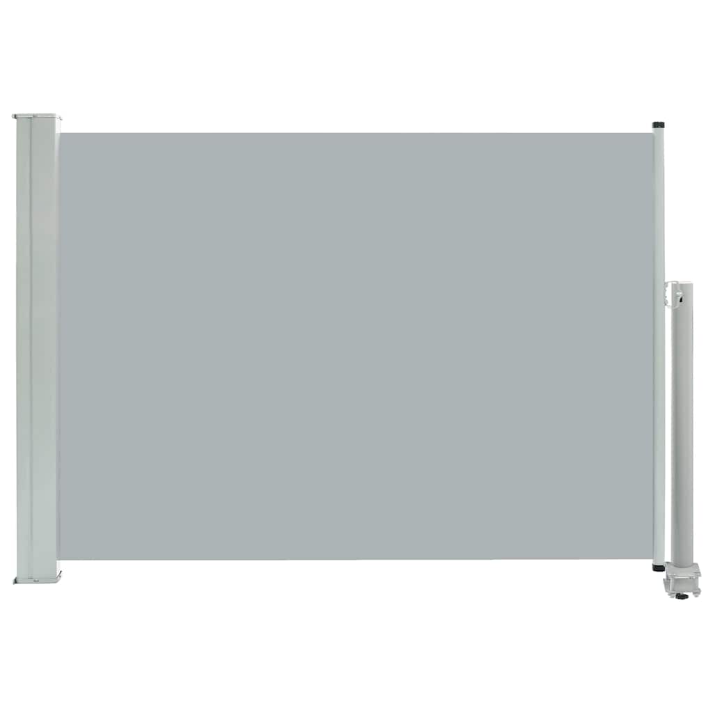 Zatahovací boční markýza / zástěna na terasu 80 x 300 cm šedá