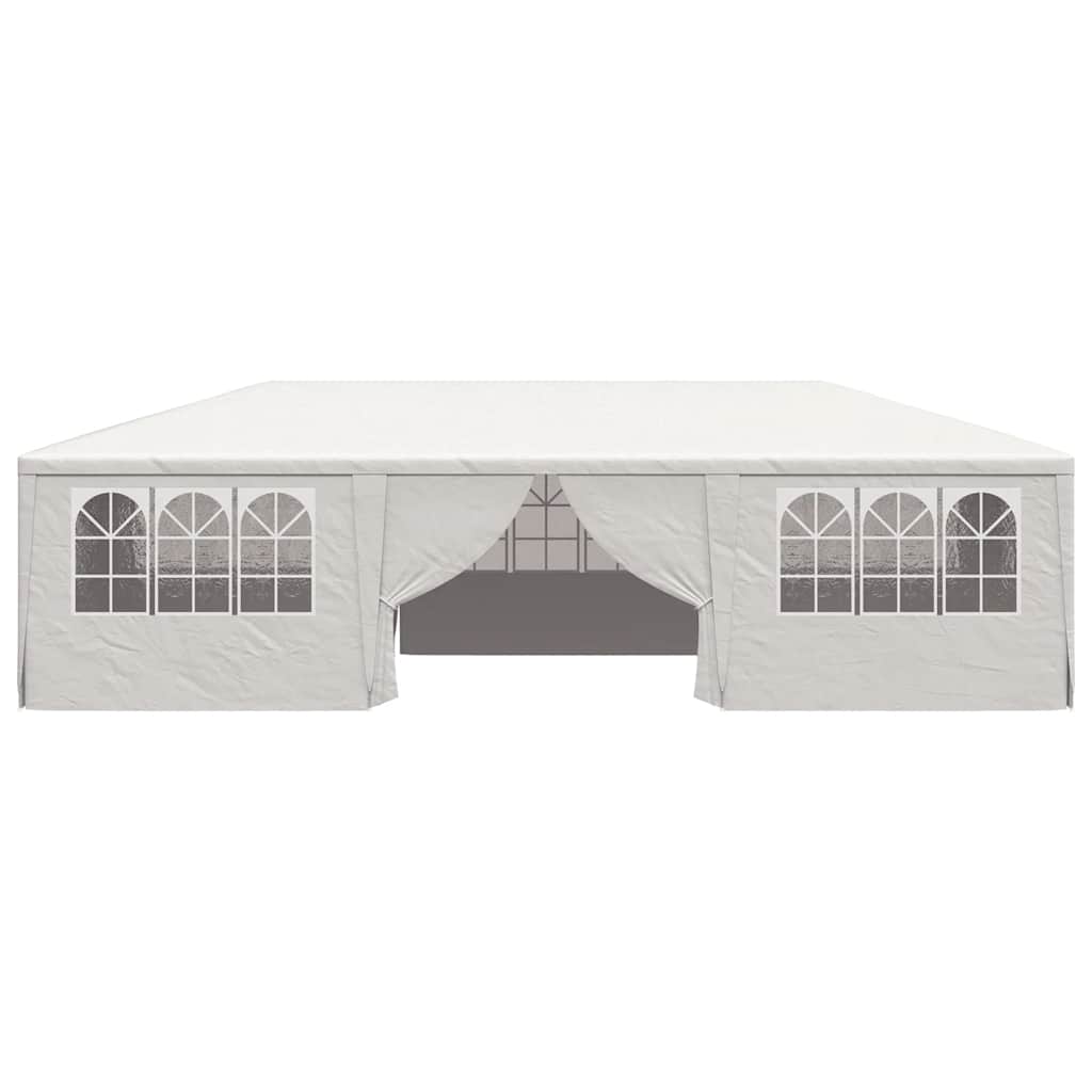 Profesionální party stan s bočnicemi 4 x 9 m bílý 90 g/m²