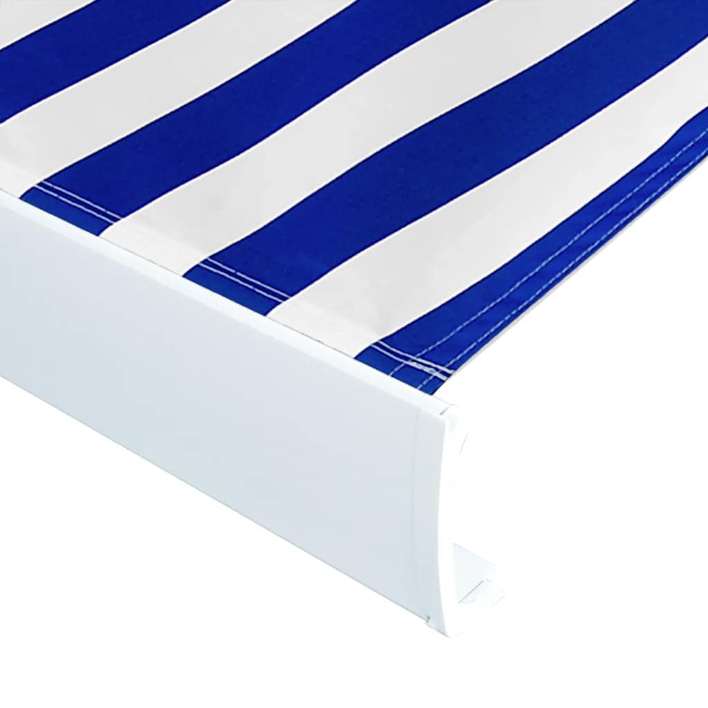 Plachta na markýzu plátno modro-bílá 350 x 250 cm