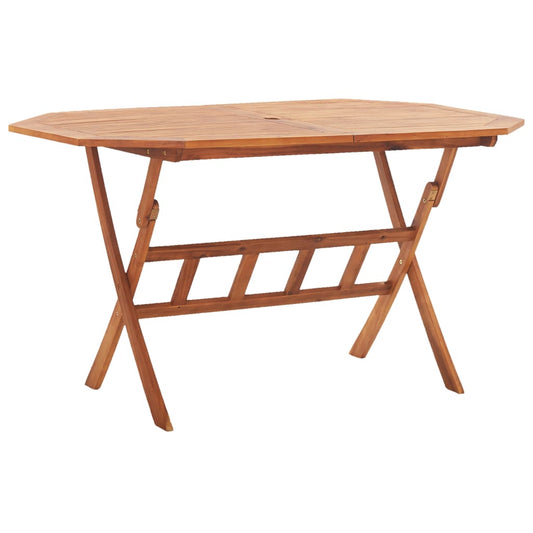 Skládací zahradní stůl 135 x 85 x 75 cm masivní akáciové dřevo