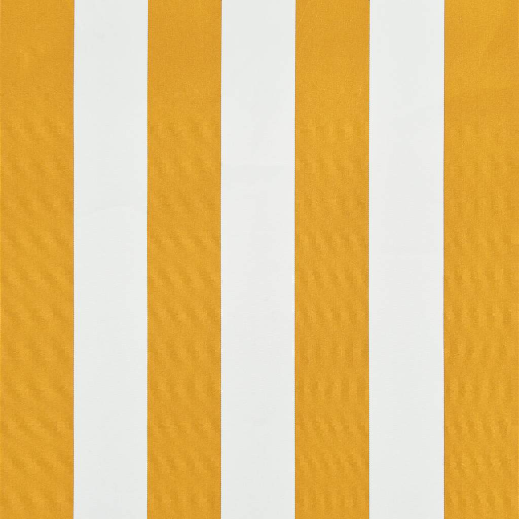 Zatahovací markýza 100 x 150 cm žluto-bílá