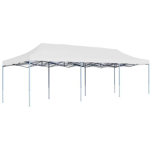 Skládací nůžkový party stan 3 x 9 m bílý
