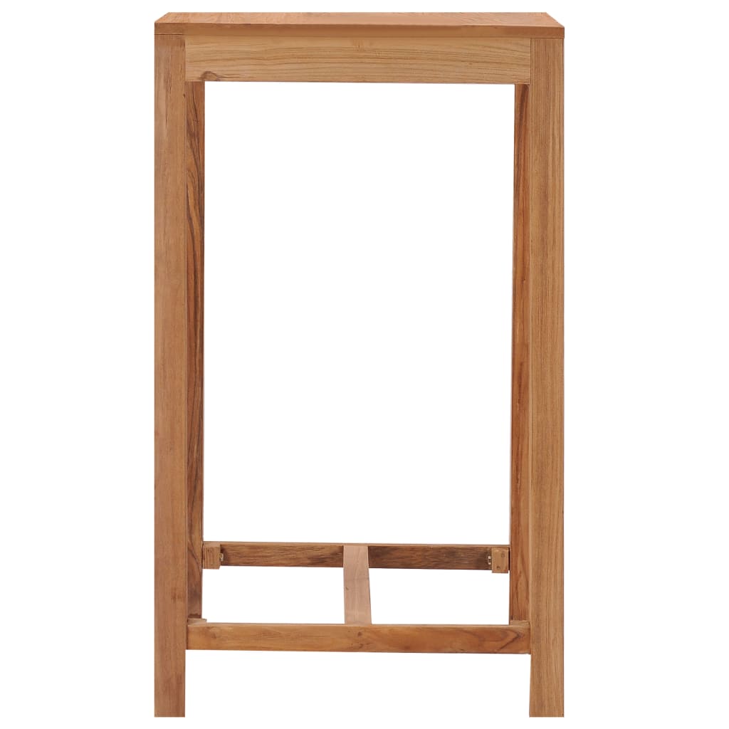 Zahradní barový stůl 60 x 60 x 105 cm masivní teakové dřevo