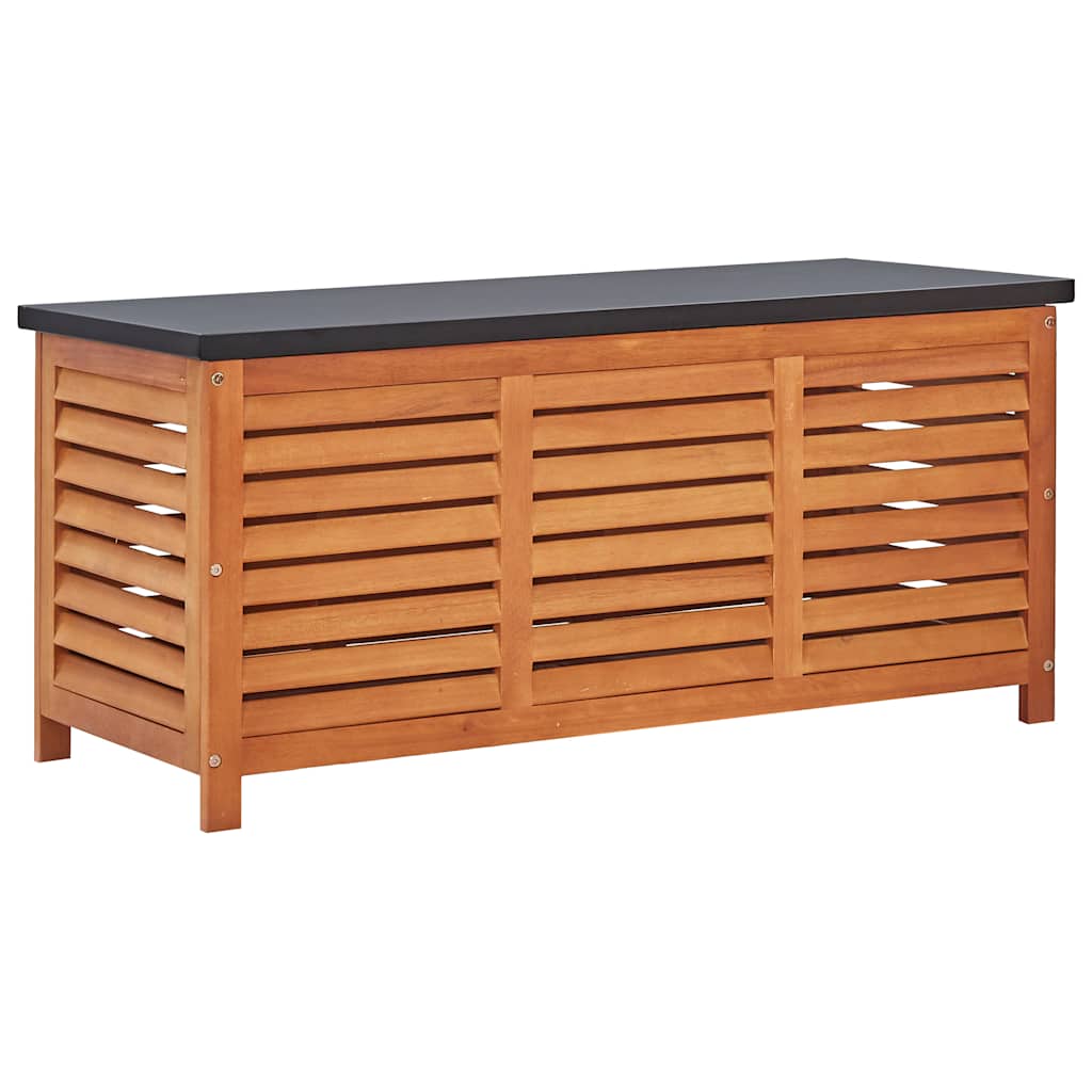 Zahradní úložný box 117 x 50 x 55 cm masivní eukalyptové dřevo