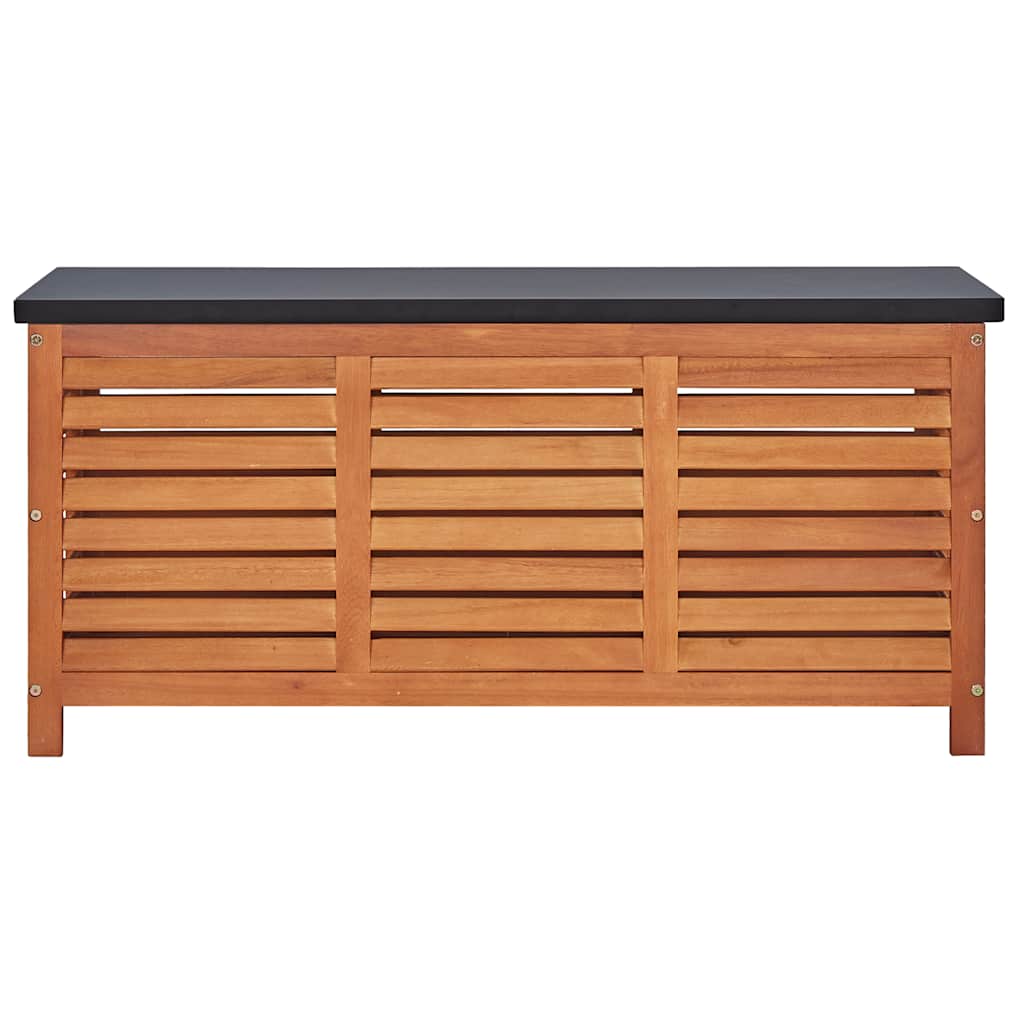 Zahradní úložný box 117 x 50 x 55 cm masivní eukalyptové dřevo
