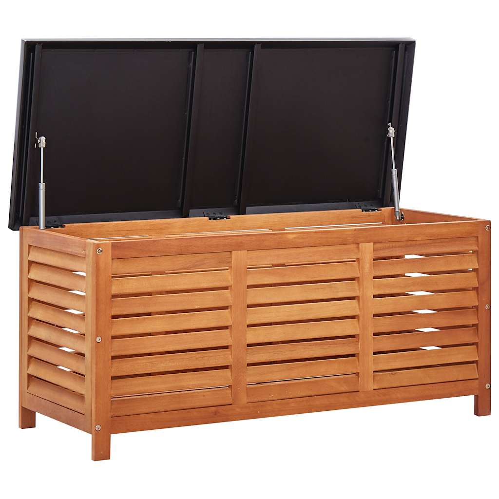 Zahradní úložný box 117 x 50 x 55 cm masivní eukalyptové dřevo