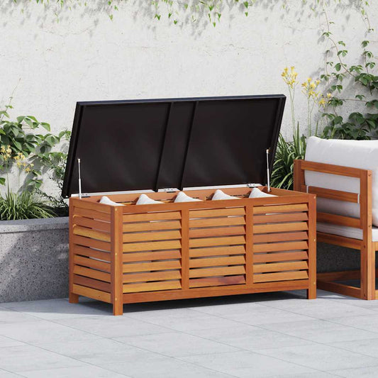 Zahradní úložný box 117 x 50 x 55 cm masivní eukalyptové dřevo