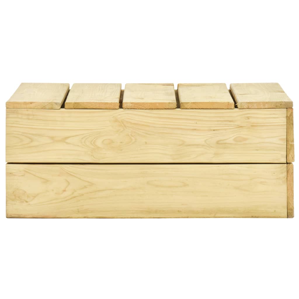 Zahradní stolek 75 x 75 x 31 cm impregnované borové dřevo