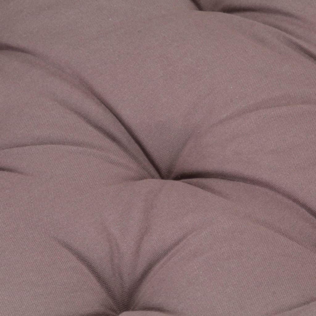 Poduška na nábytek z palet bavlna 120 x 40 x 7 cm taupe