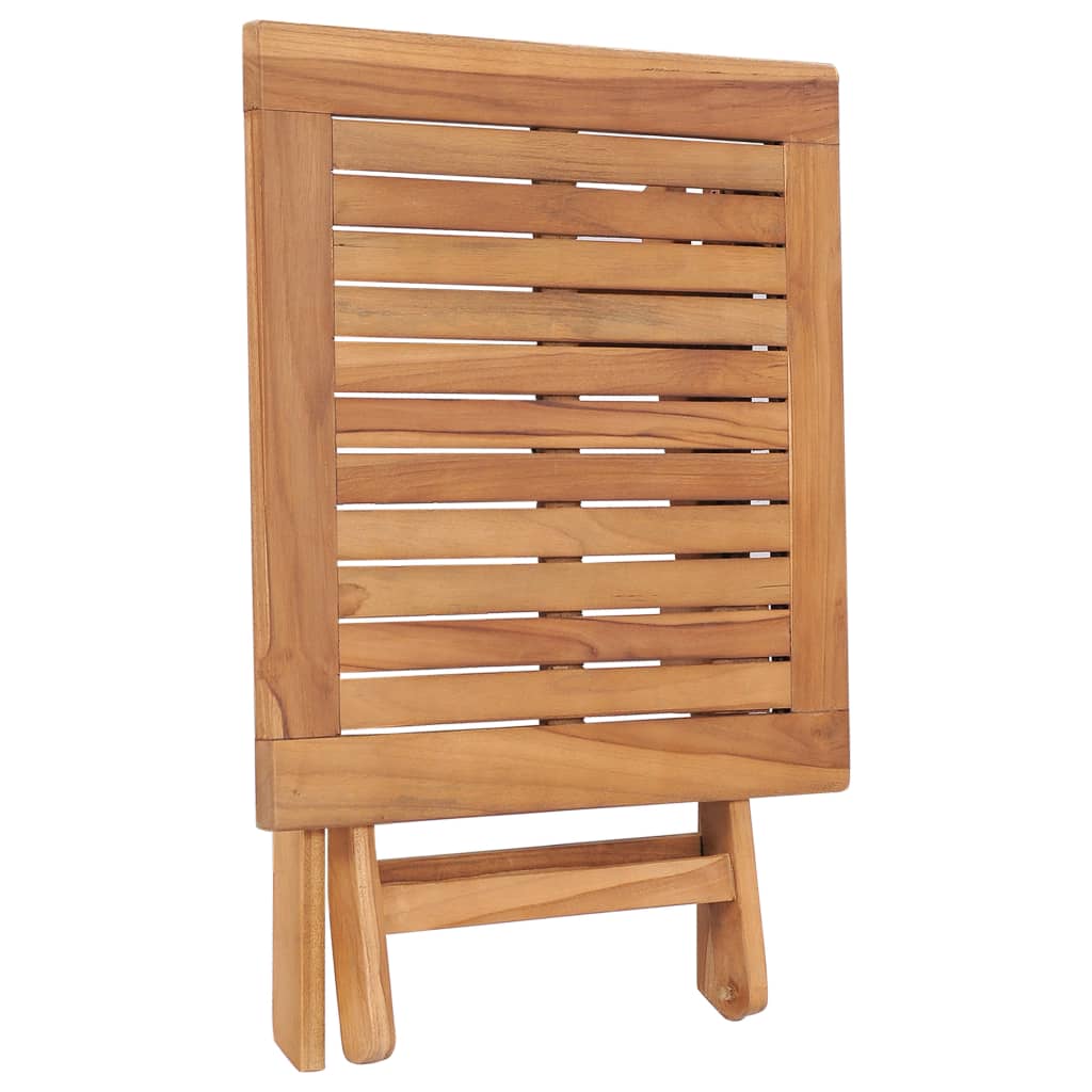 Skládací zahradní stůl 45 x 45 x 45 cm masivní teakové dřevo